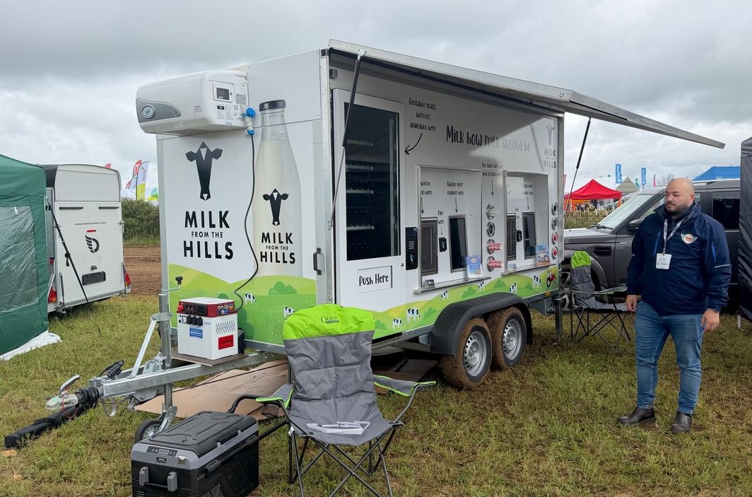 Daisy milkshake vending trailer