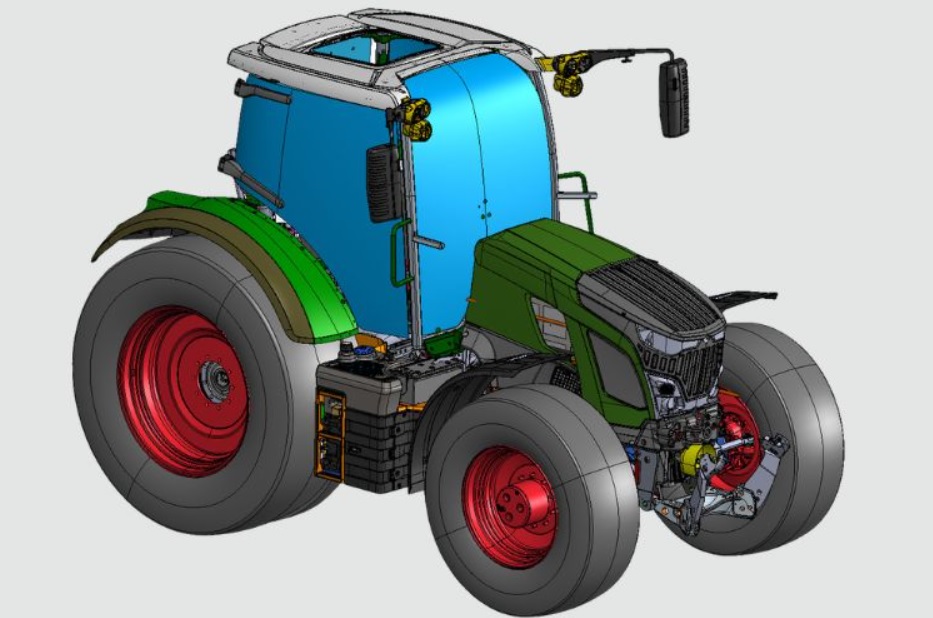 Electric Fendt 600 Vario on the way
