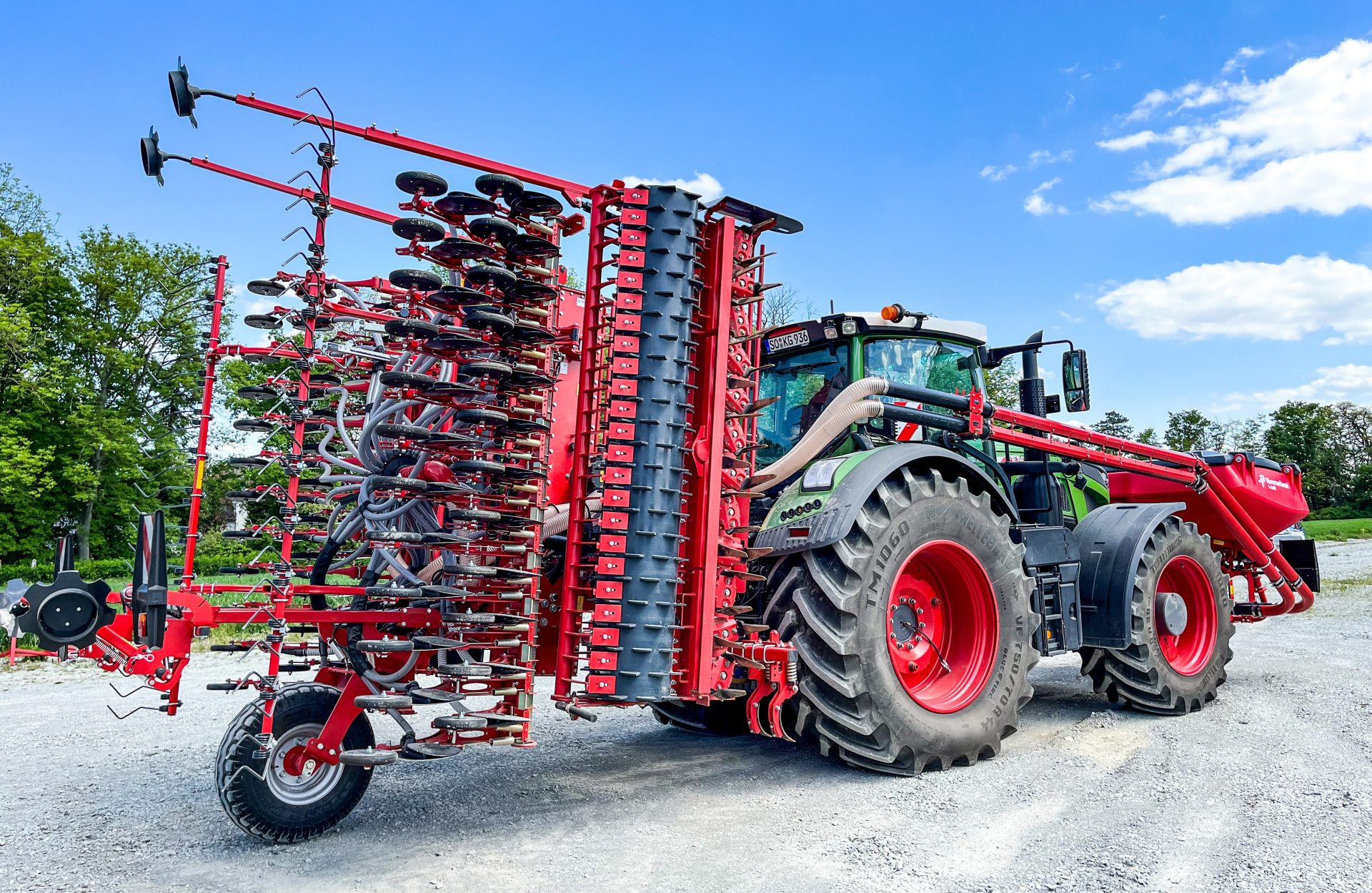 Kverneland power harrows, sprayers and mergers