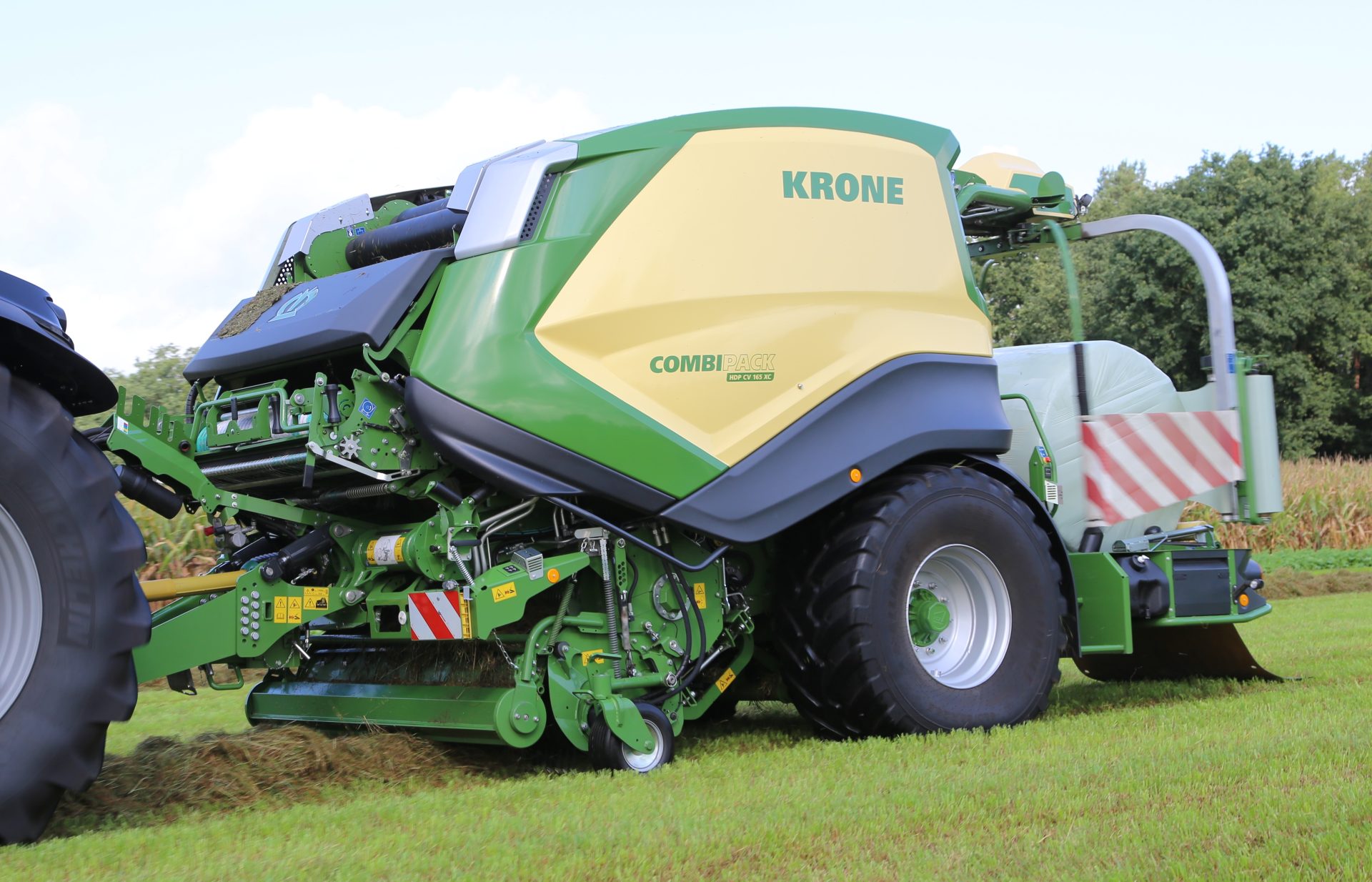 No chains on Krone CombiPack HDP