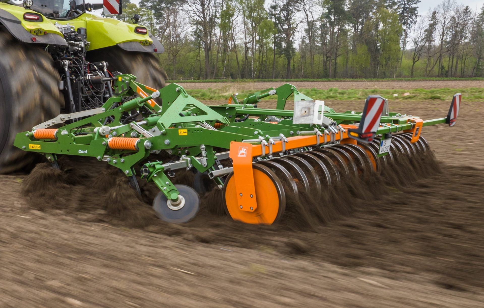 Packer roller for mounted Amazone implements