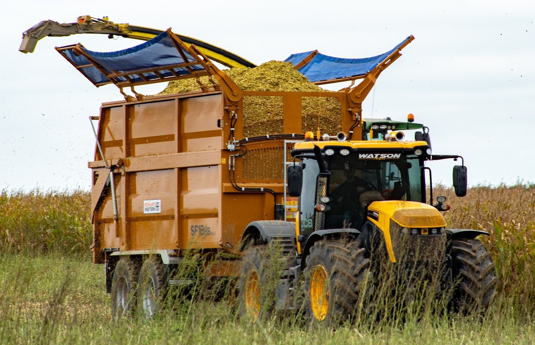 Richard Western Suffolk silage trailer