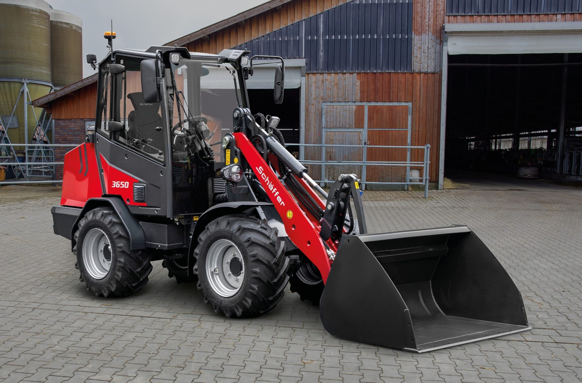 Roomier cab on latest Schäffer loader