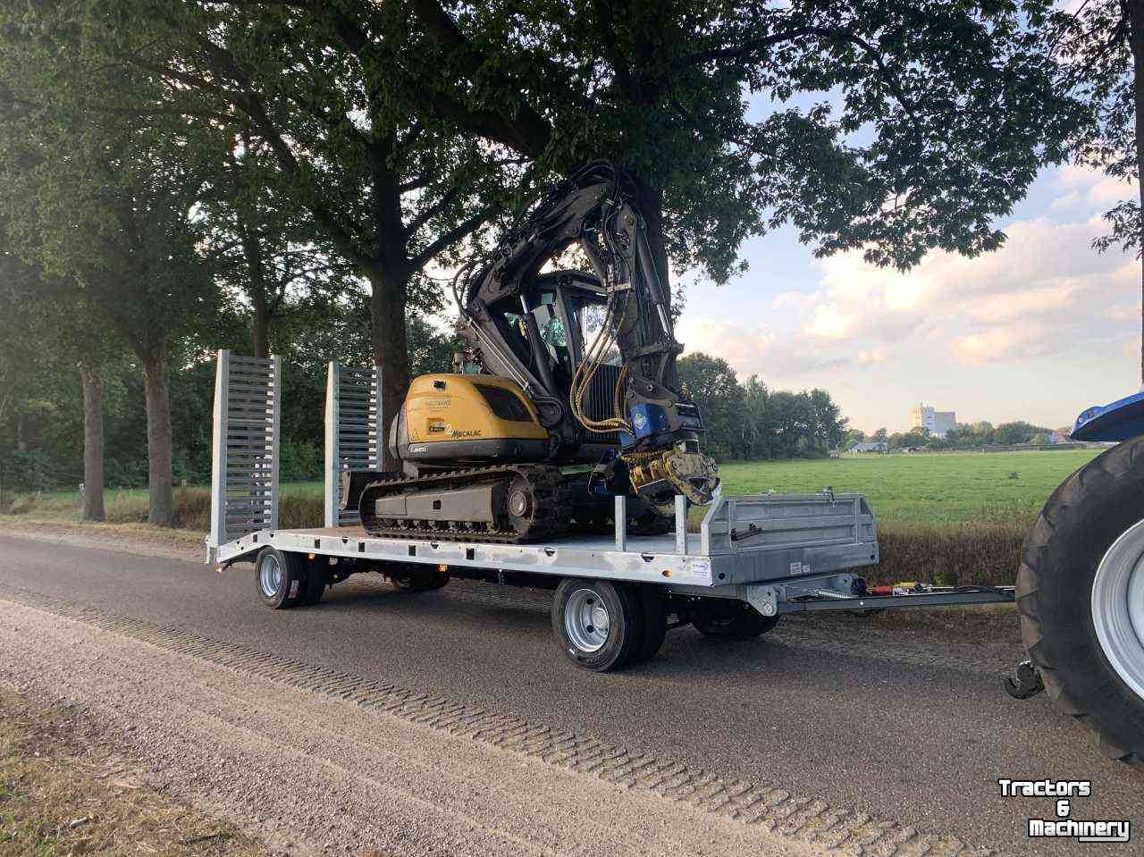 Low loader / Semi trailer Heuvelmans Dieplader
