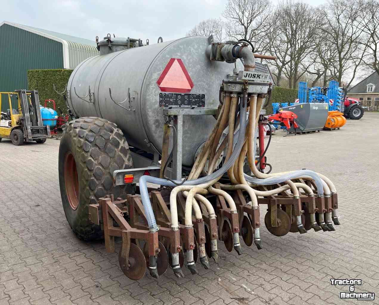 Slurry tank Jako 6000 l. mesttank met injecteur bemesting
