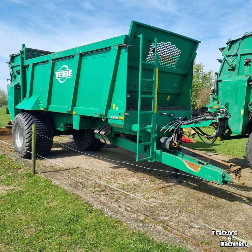 Manure spreader Tebbe HS 120 universeel breedstrooier, mestverspreider, meststrooier