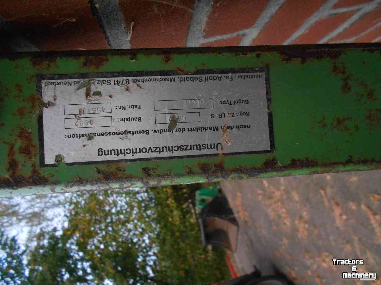 Used parts for tractors Deutz 06 serie