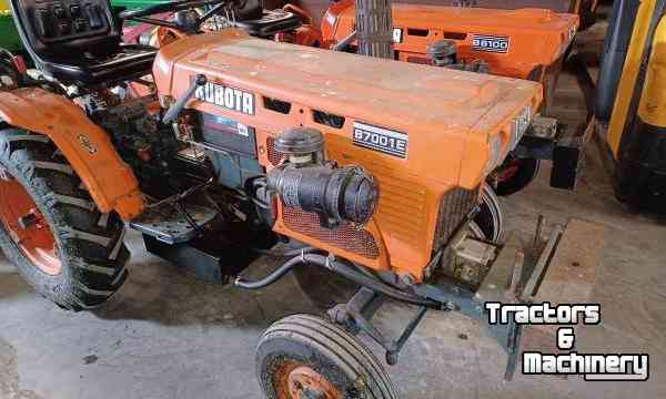 Horticultural Tractors Kubota B 7001 E en B 6001 2WD SmalspoorTractoren