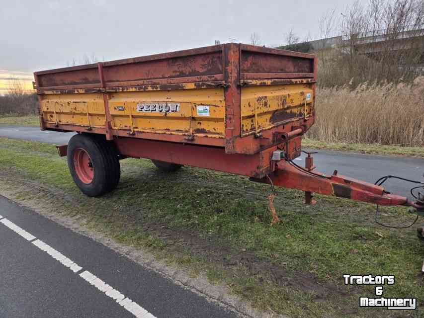 Dumptrailer Peecon 6 tons Peecon KW6000 kipper