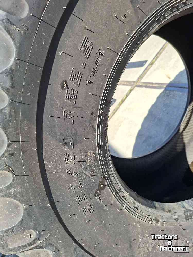 Wheels, Tyres, Rims & Dual spacers Mitas 560/60R22.5