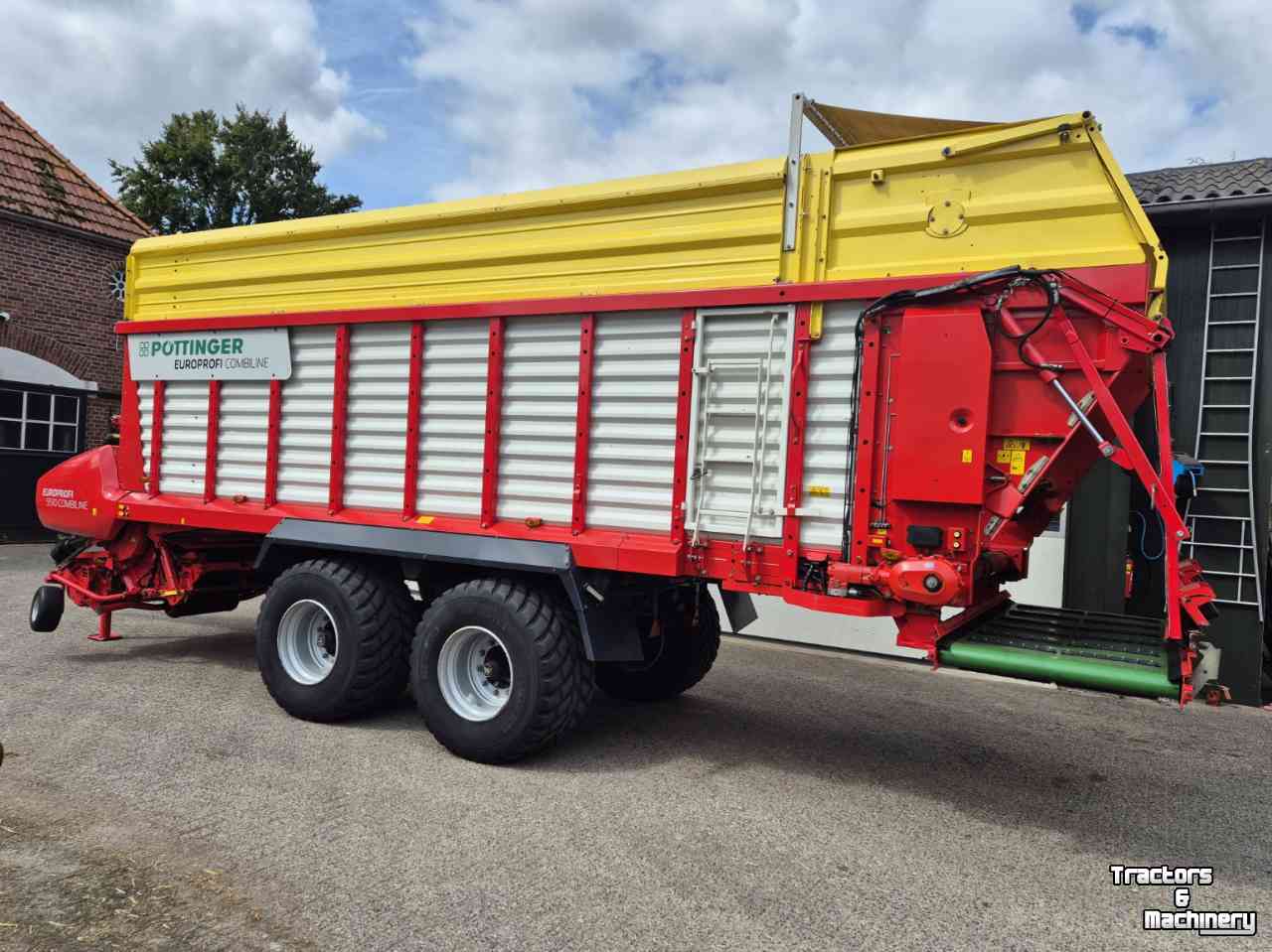 Self-loading wagon Pottinger Europrofi 5510 Combiline opraapwagen stalvoeren