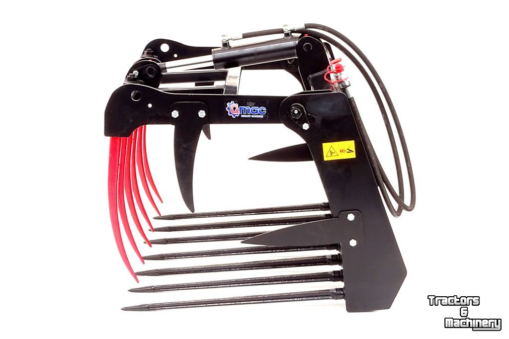 Manure Grabs Qmac Krokodil Mestklem 1.20 mtr Manure Grapple