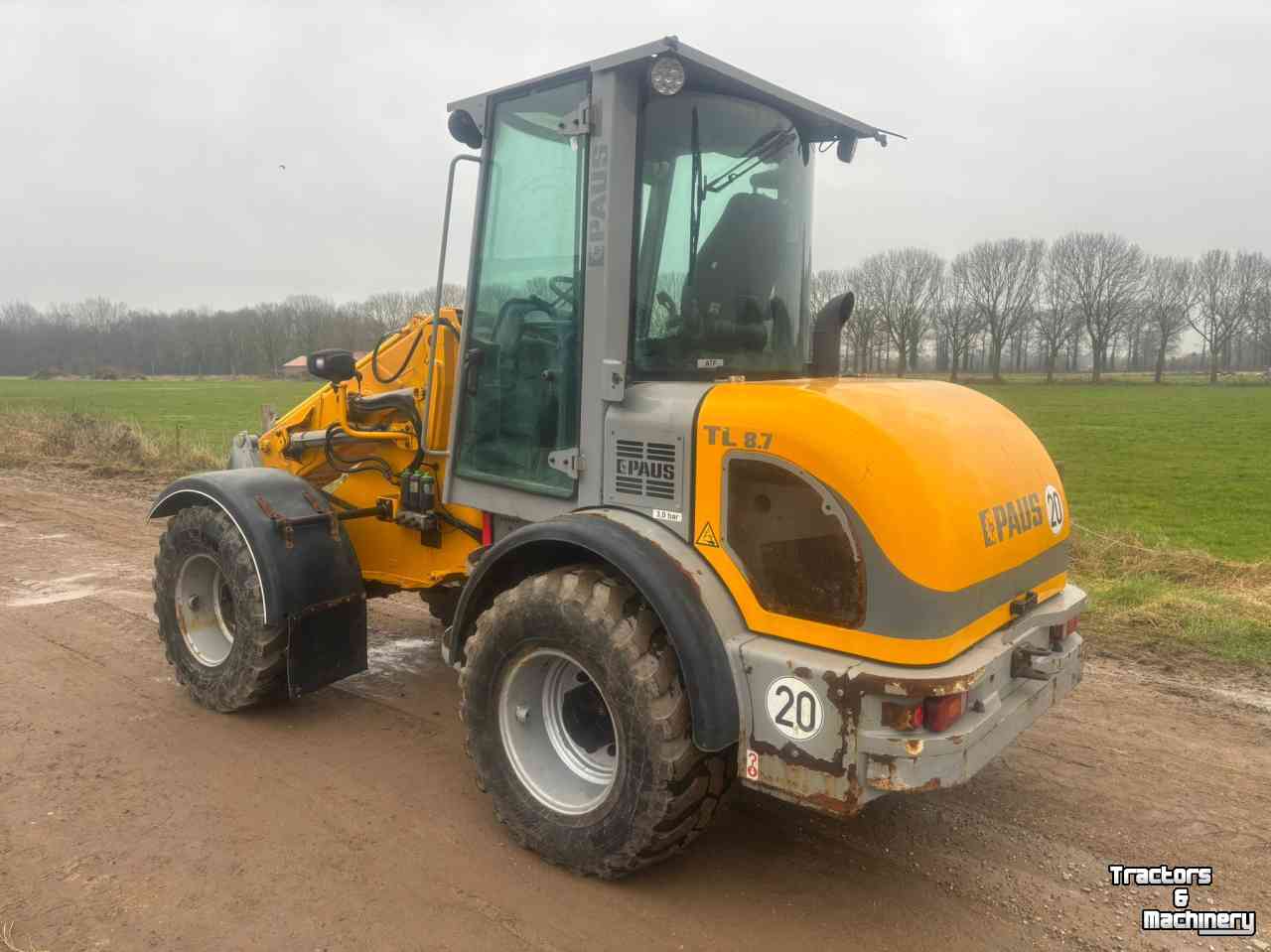 Telescopic Wheelloader  Paus tl8.7 shovel