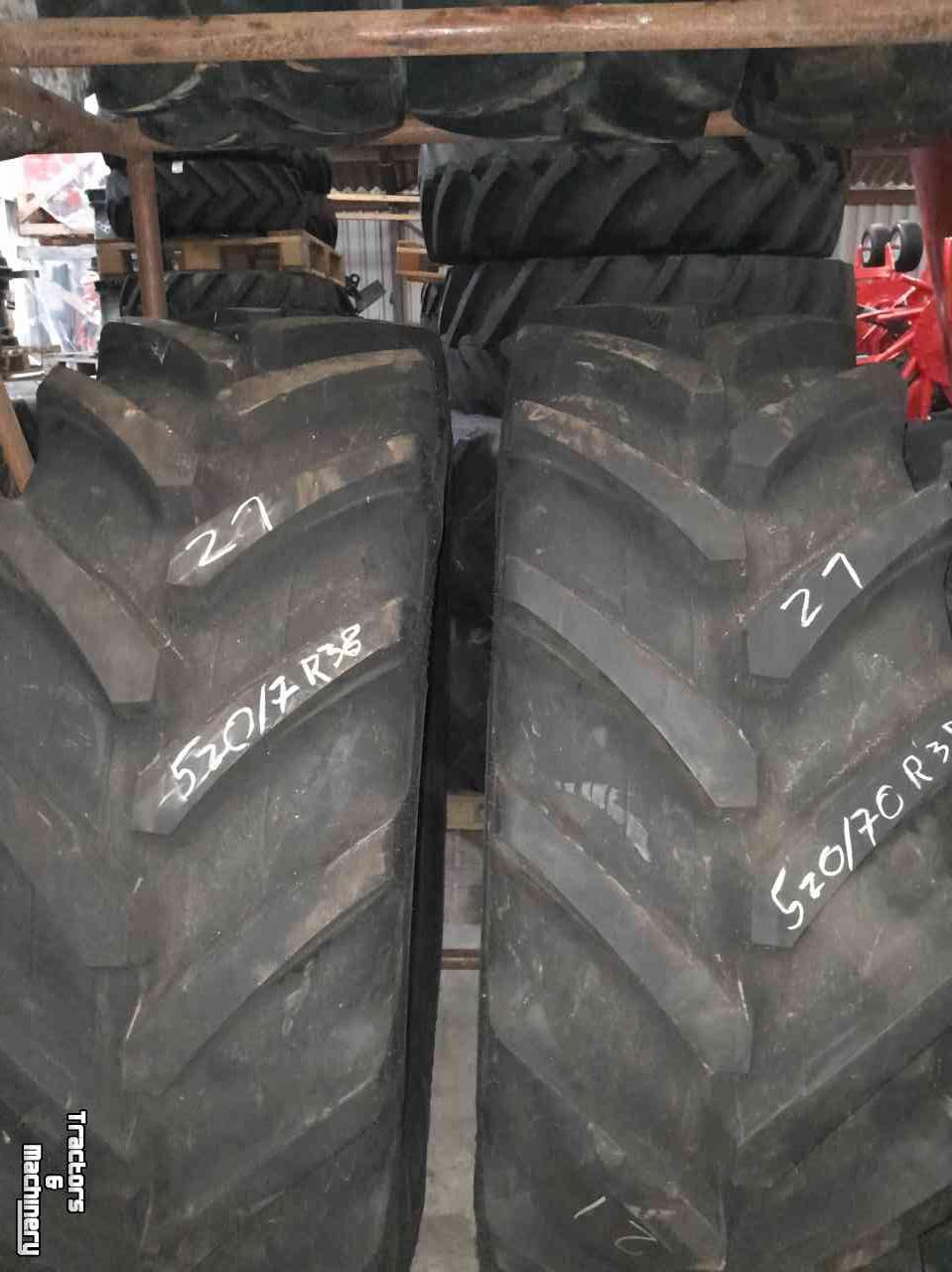 Wheels, Tyres, Rims & Dual spacers Alliance banden set 420/70R28
