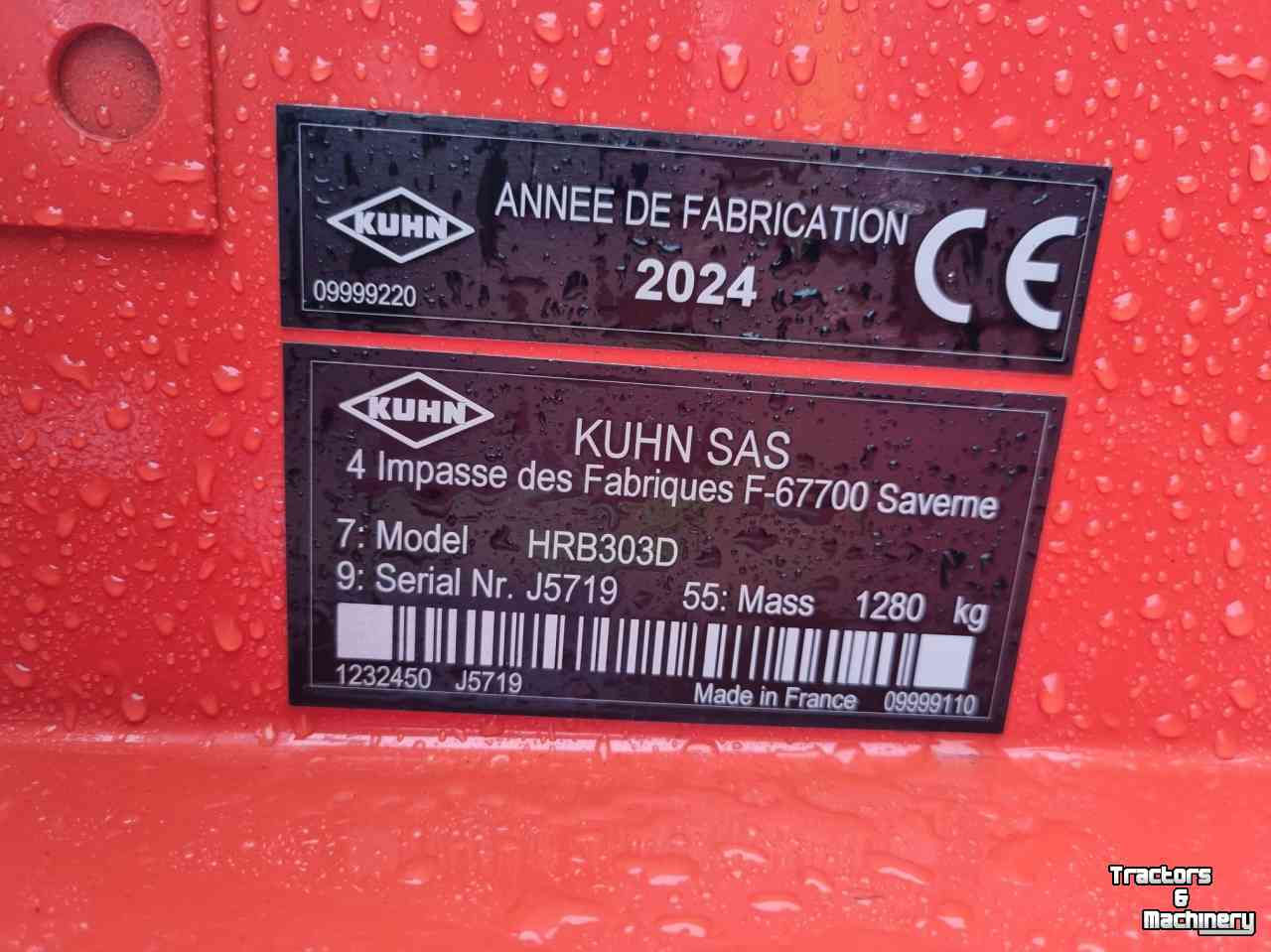 Rotary Harrow Kuhn HRB 303D rotorkopeg