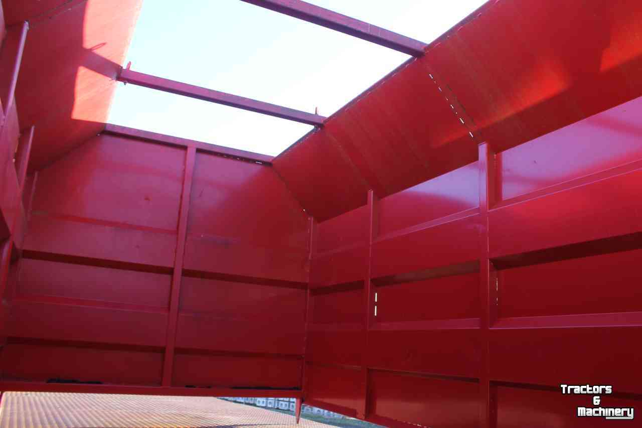 Woodchip trailer VGM Houtsnipperopbouw voor VGM Whitney ZK10 kipper kipwagen