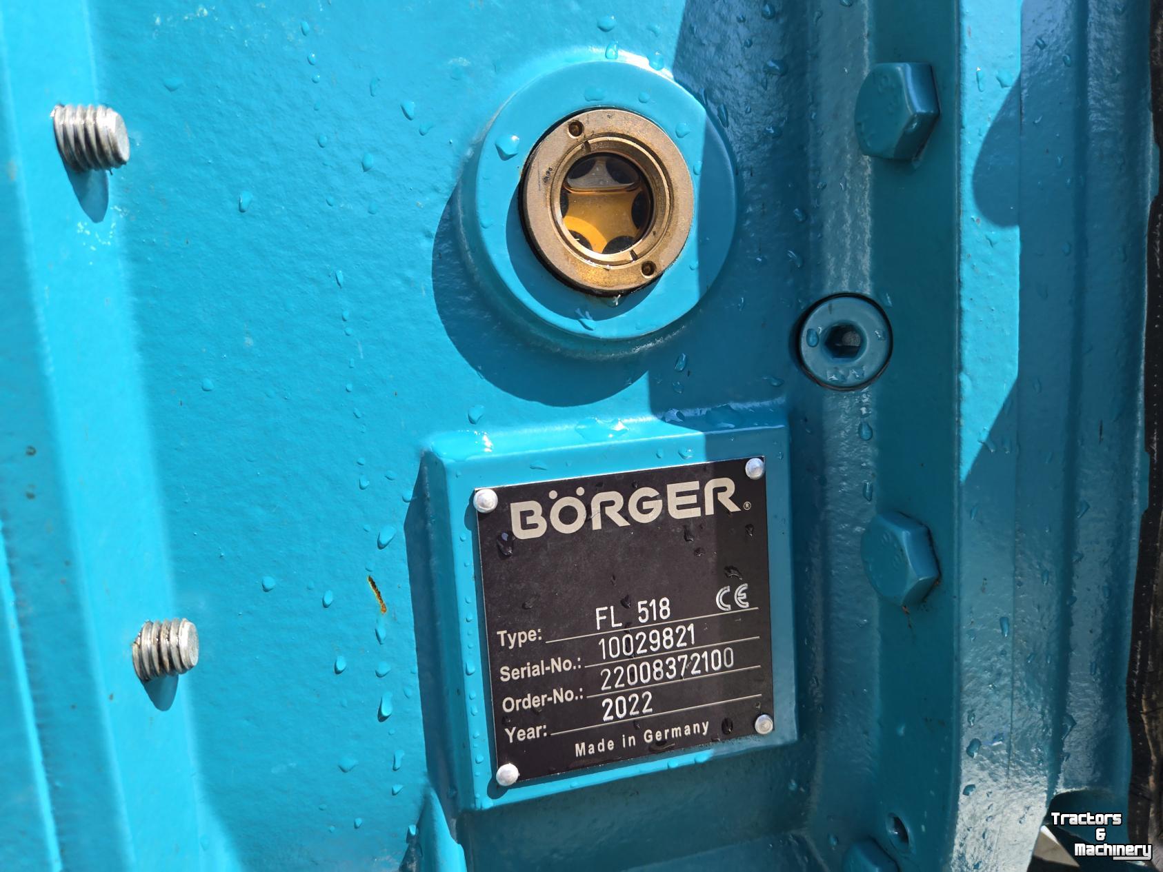 Manure pump Börger FL 518 + bok