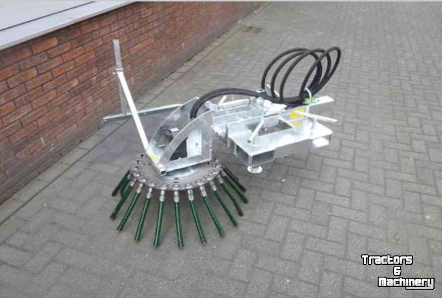 Weed brusher  Onkruid borstel  pallet vork aanbouw