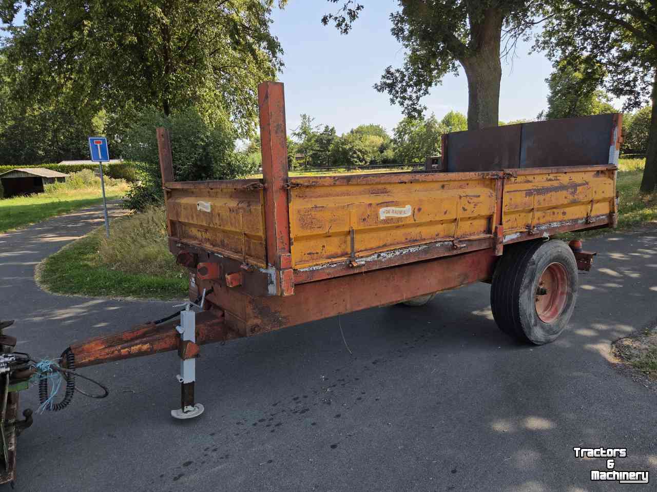 Dumptrailer Peecon KW6000 6 tons kipper