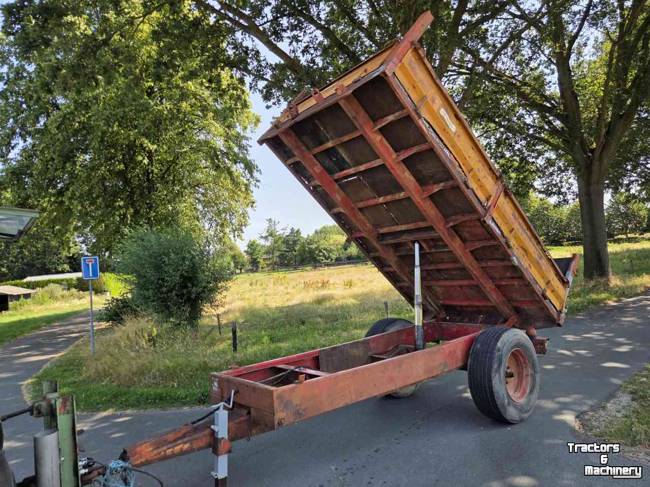 Dumptrailer Peecon KW6000 6 tons kipper