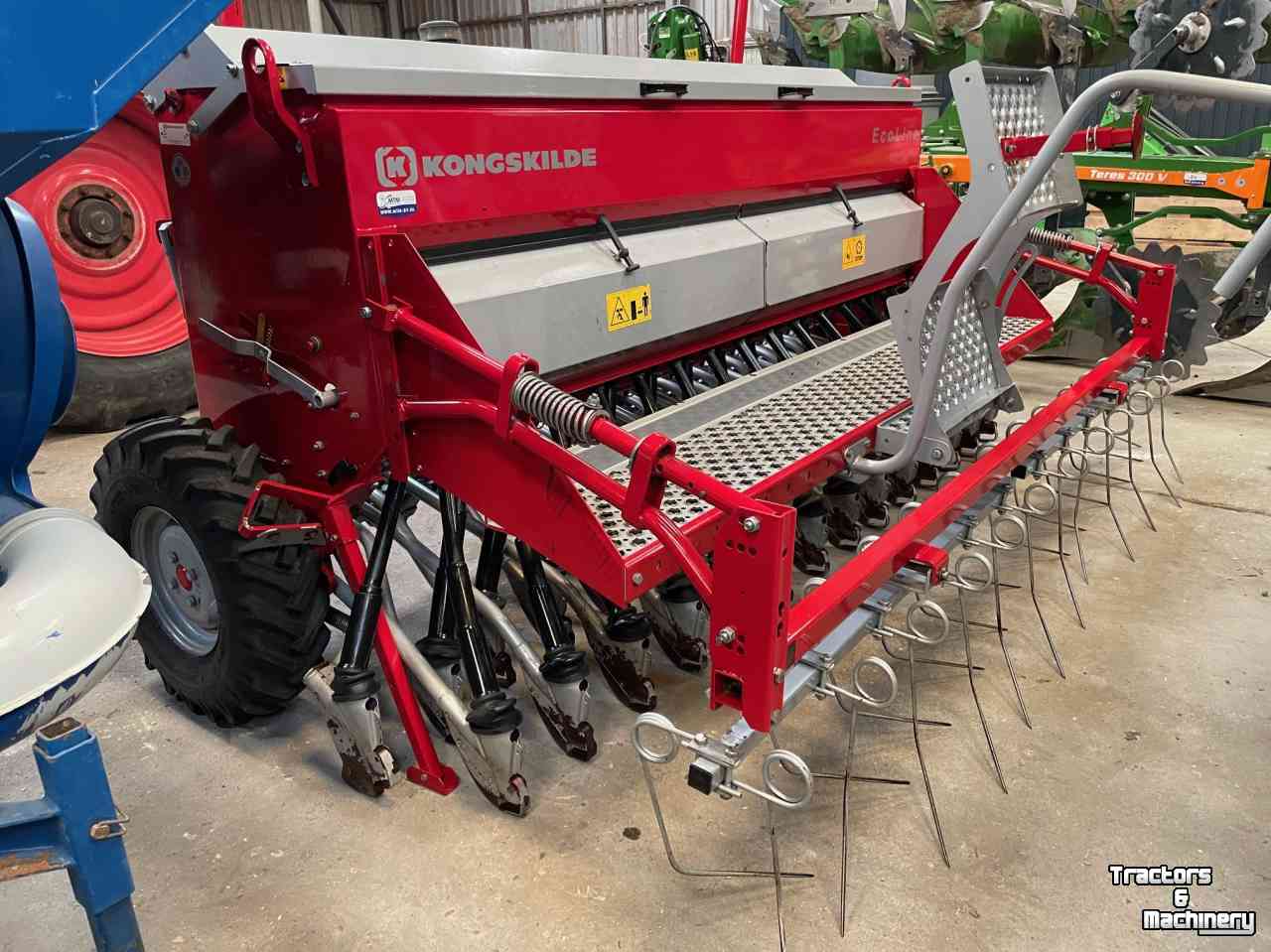 Seed drill Kongskilde Ecoline kouter zaaimachine 29 pijpen