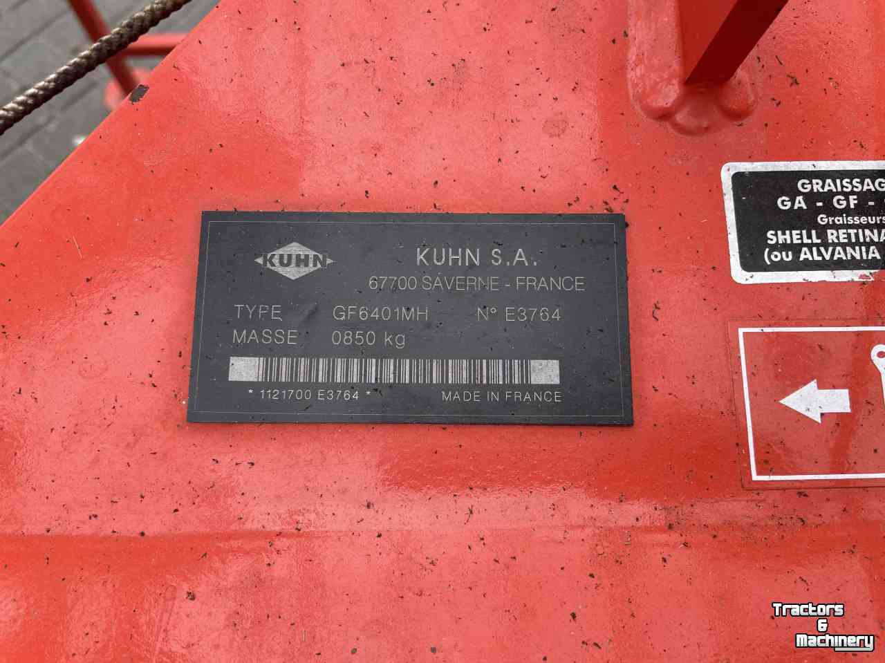 Tedder Kuhn GF 6401 MH schudder zeer netjes!!