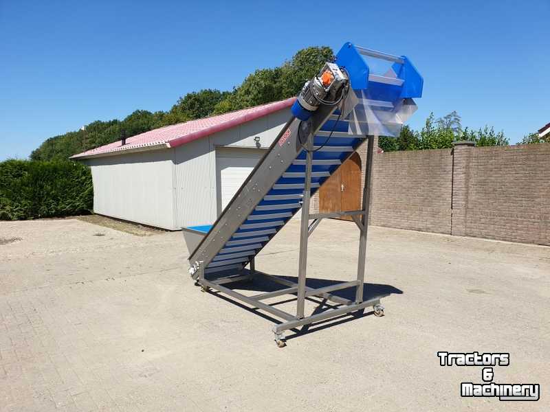 Conveyor Sorpac LBC 340.70.25 Opvoerelevator Inox