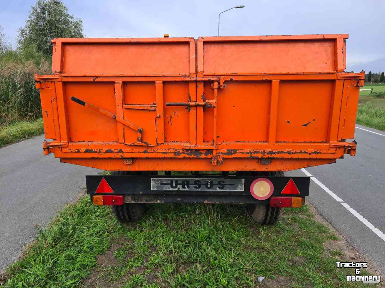 Dumptrailer Agromet T039 5 tons kipper in nette staat