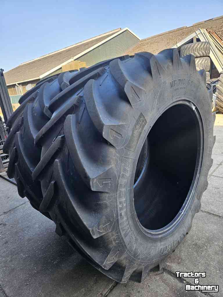 Wheels, Tyres, Rims & Dual spacers Michelin 710/60R42 Xeobib. 30 mm!