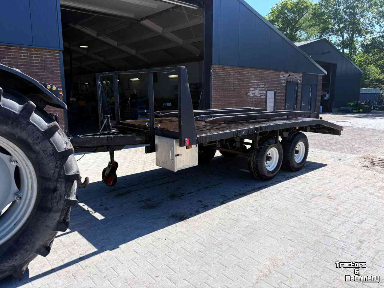 Low loader / Semi trailer  2 Assige oprijwagen
