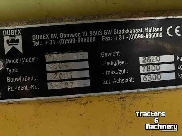 Fieldsprayer pull-type Dubex vector 27 meter