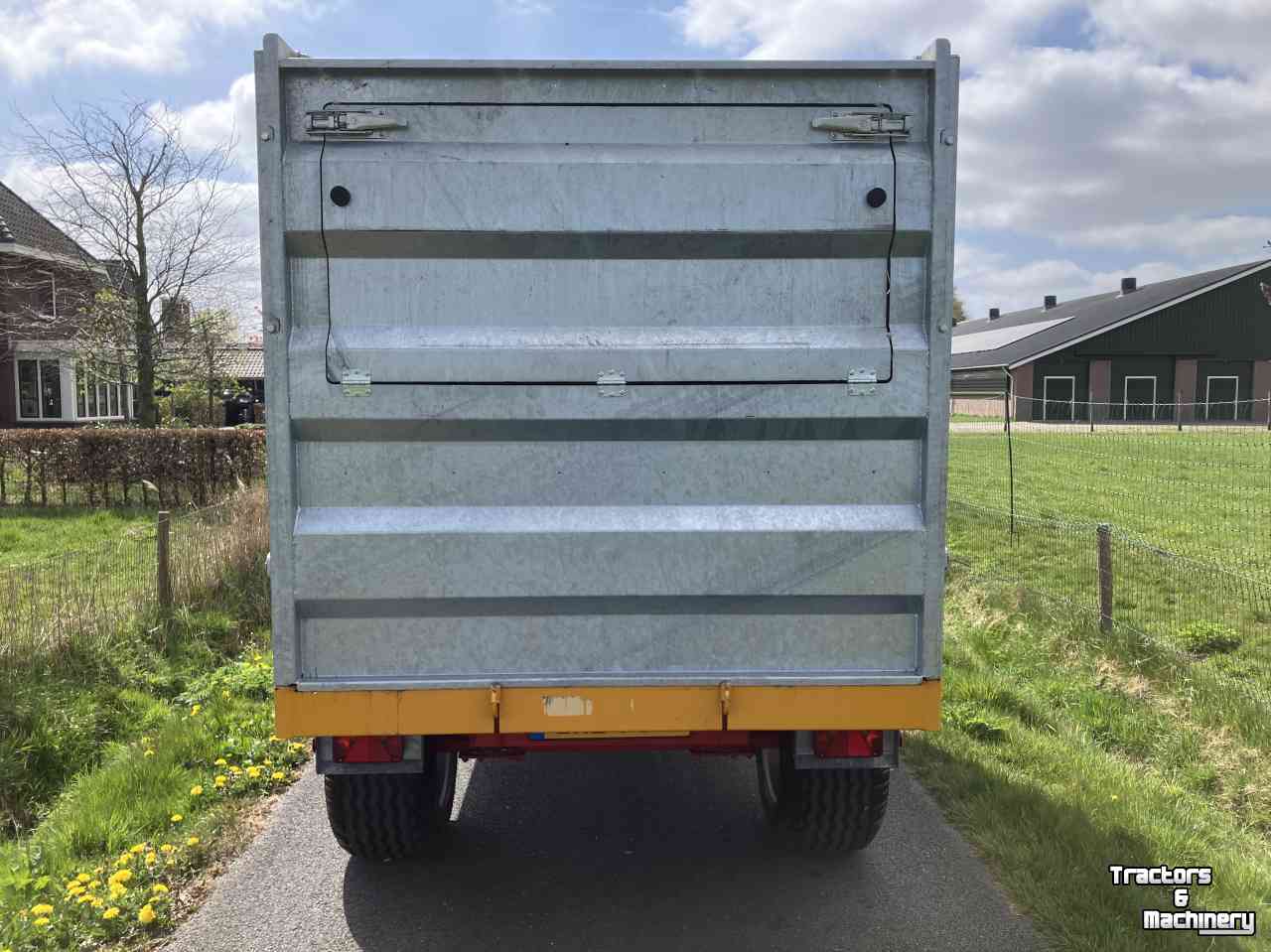 Woodchip trailer Jako Tiger 35 snipperkipper voor houtversnipperaar