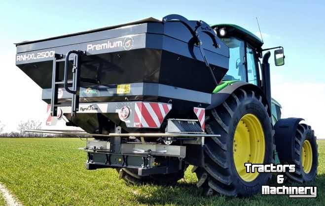 Fertilizer spreader Agro-Tom Kunstmeststrooier XL Prem. uit voorraad div. Uitv. met gratis Dyna test.