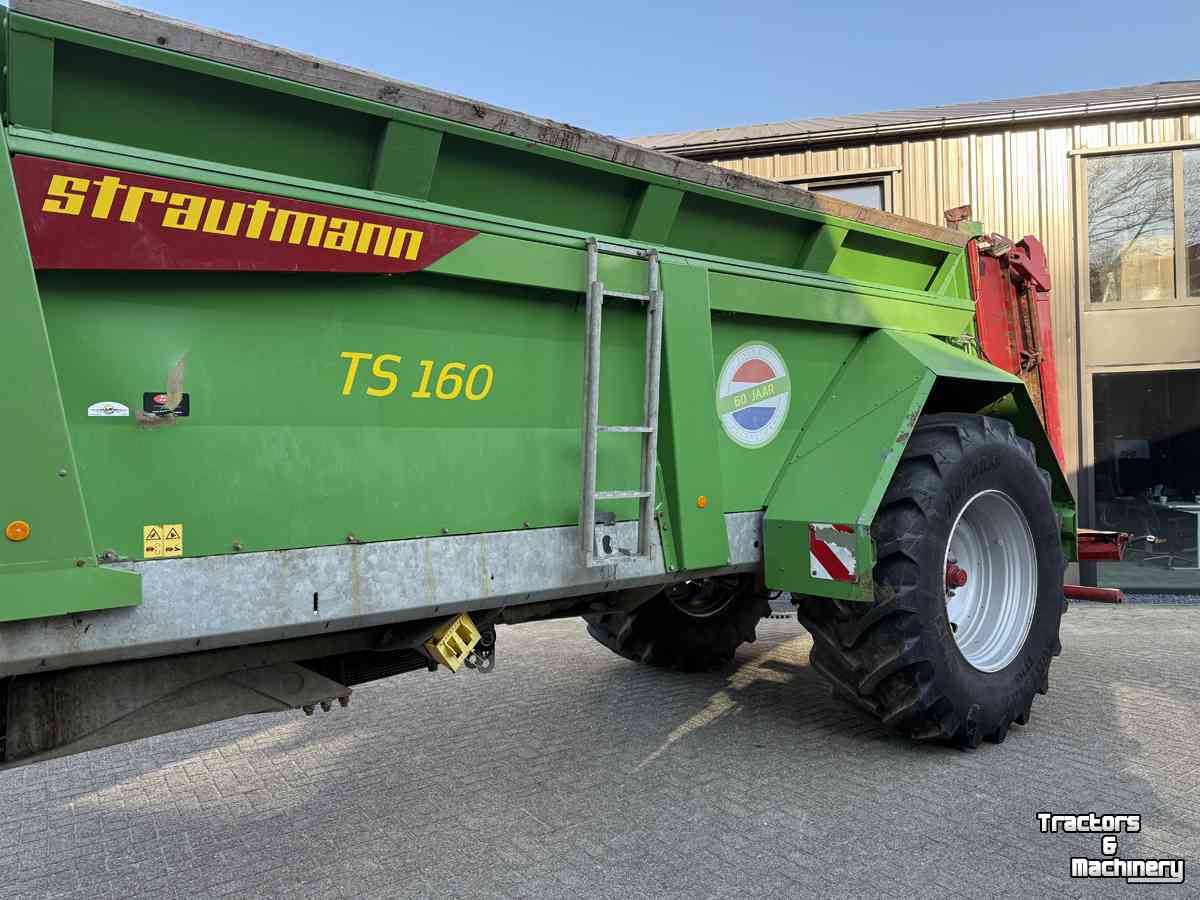 Manure spreader Strautmann TS 160 BREEDSTROOIER