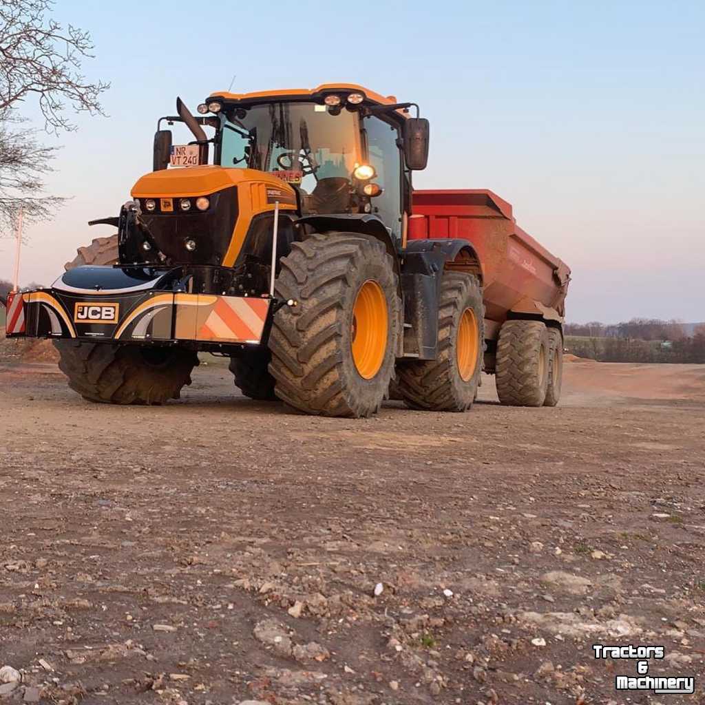 Frontweights JCB trekkerbumper + frontgewicht  (tractorbumper / Unterfahrschutz)