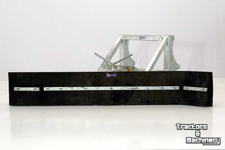 Manure scraper Qmac Modulo rubber manure scrapers 270cm hookup Terex