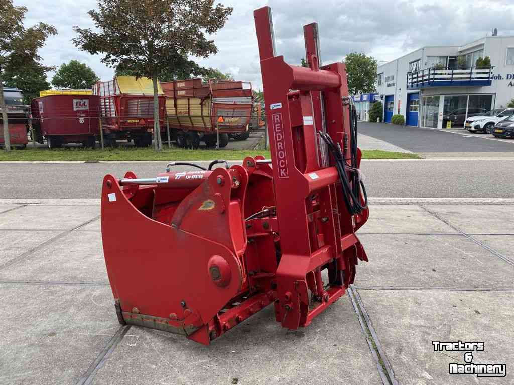 Silage cutting bucket Redrock Alligator Kuilhapper met hefmast