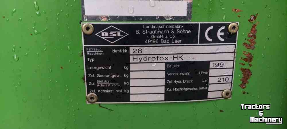 Silage block-cutter Strautmann HYDROFOX-HK Kuilvoersnijder