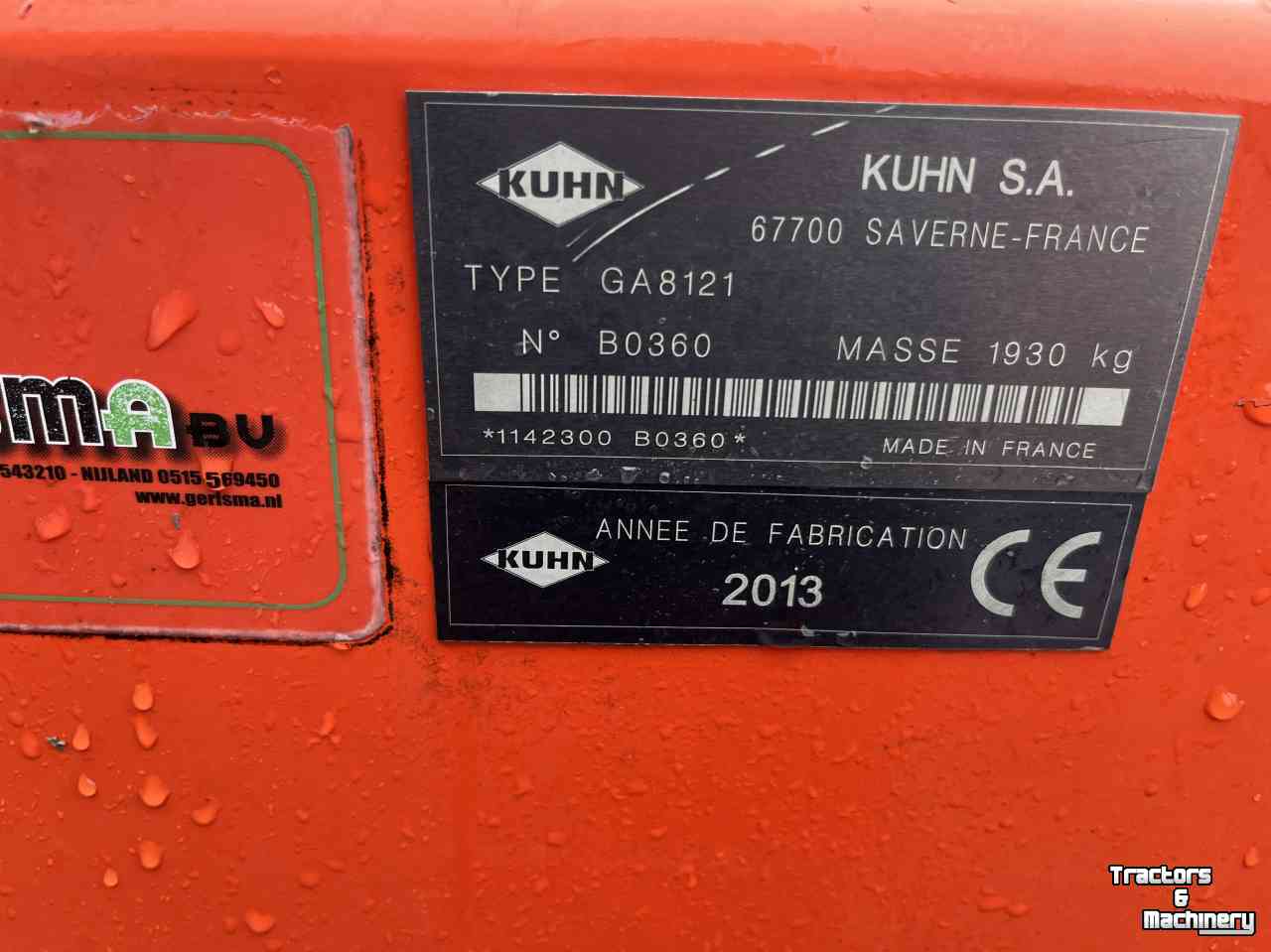 Rake Kuhn GA 8121