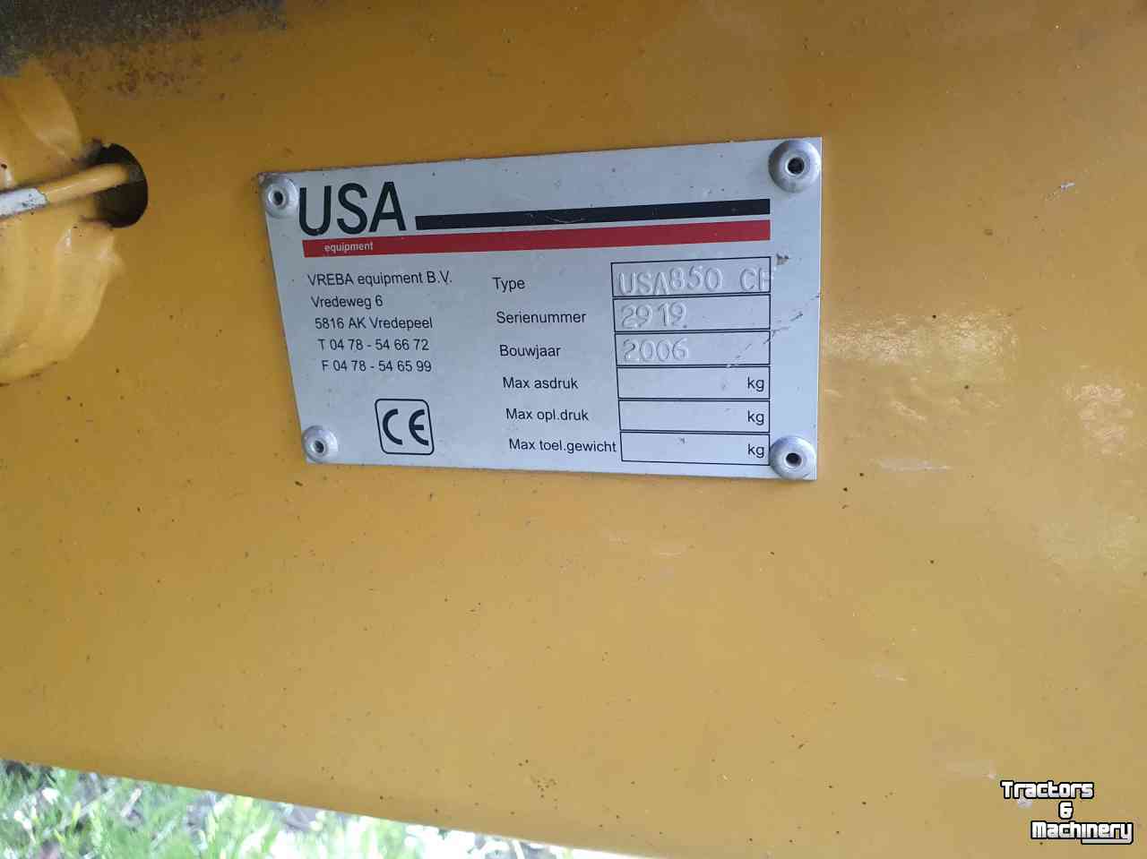 Vertical feed mixer USA Equipment 850