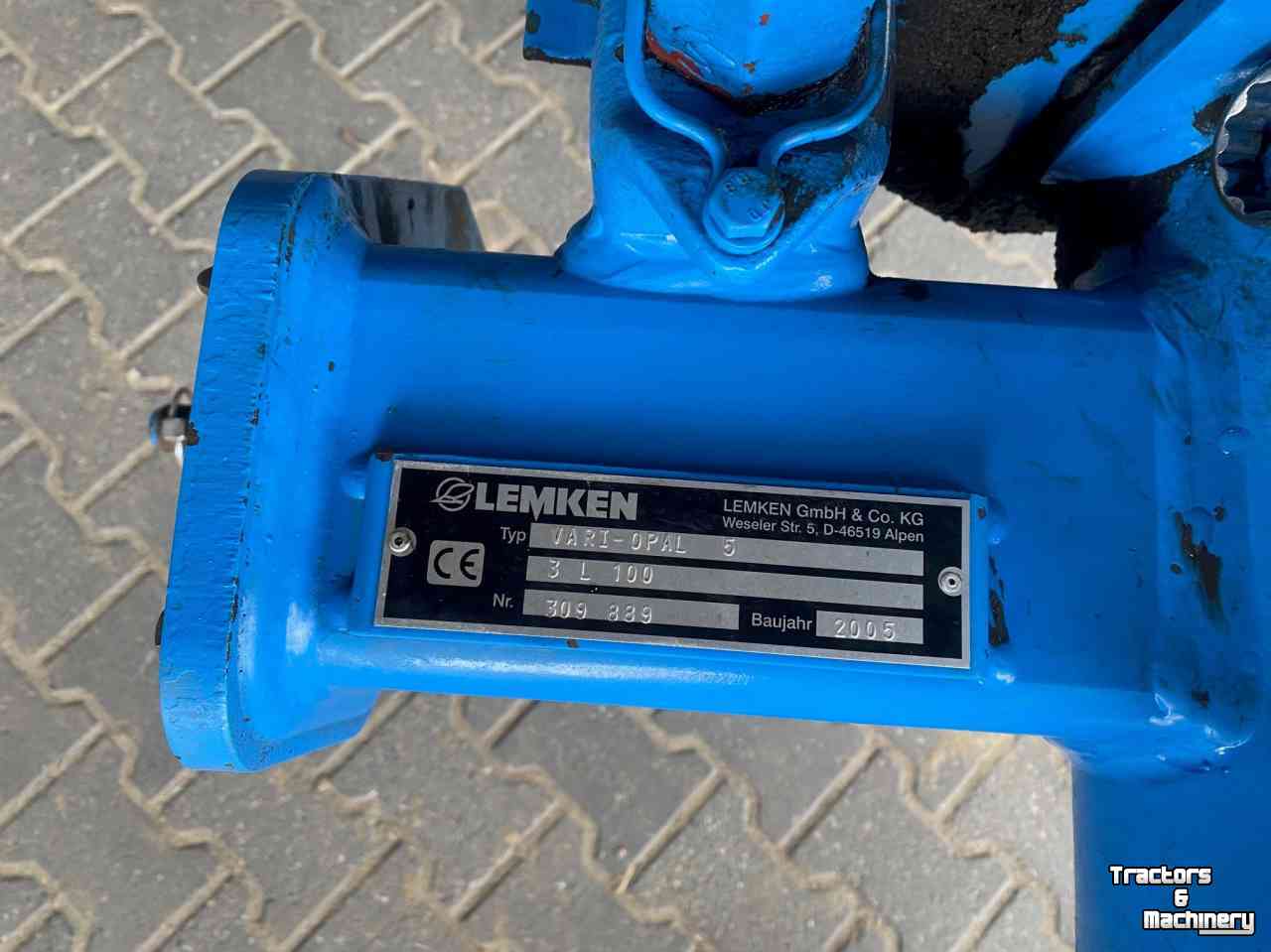 Ploughs Lemken Vari-Opal 5 3L100