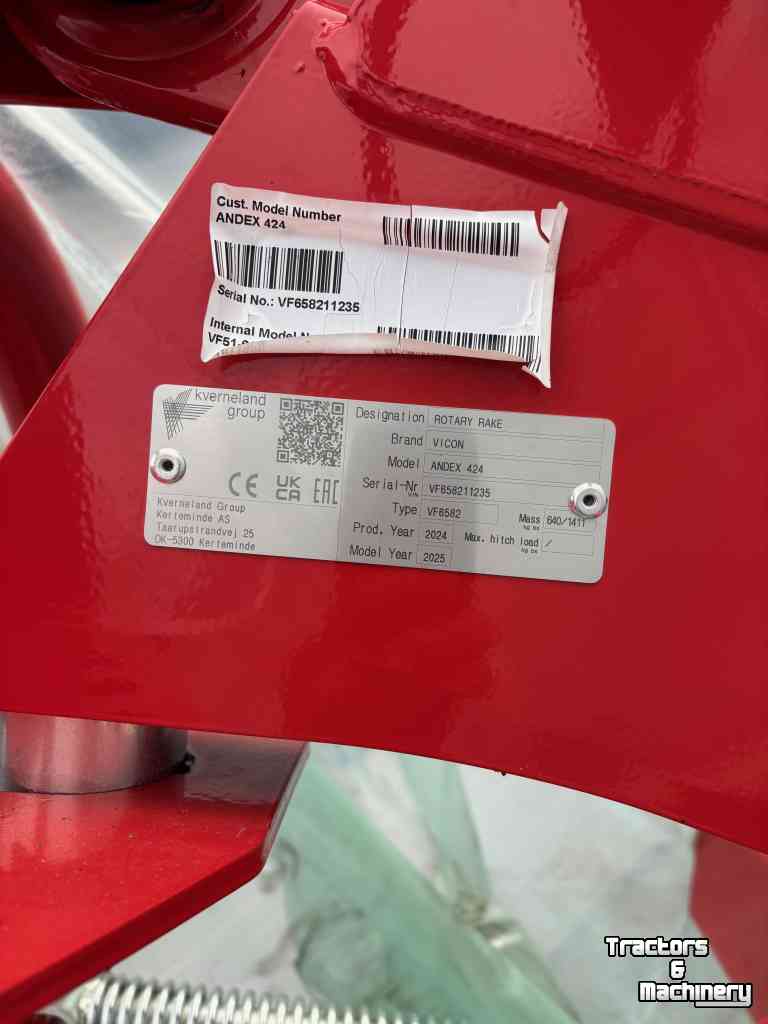 Rake Vicon Andex 424