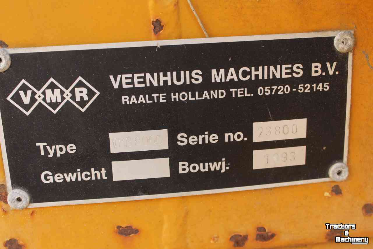 Slurry tank Veenhuis VMB8000 giertank mesttank waterwagen zuigarm