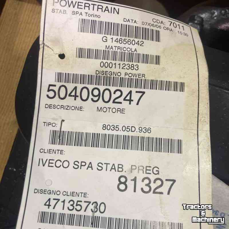 Engine Iveco 47135730EX Motor 8035.05D.936