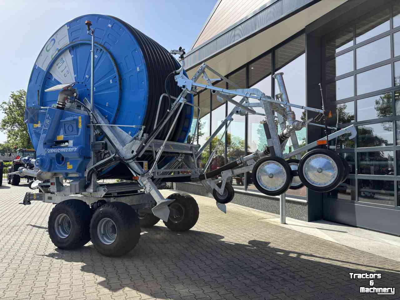 Irrigation hose reel Ocmis VR7R 120-620 tandemas beregeningshaspel