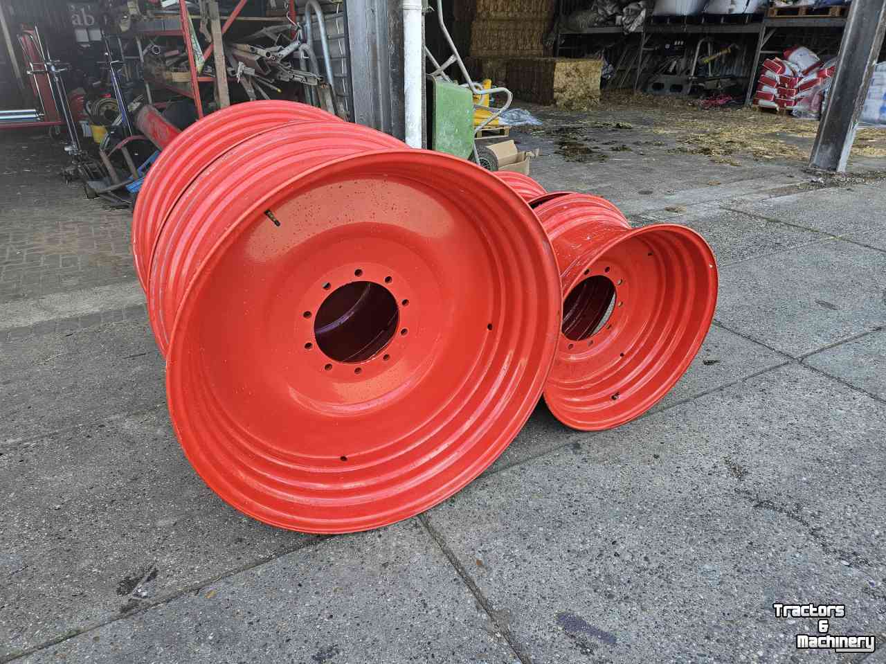 Wheels, Tyres, Rims & Dual spacers  Velgenset Fendt 20x42, 16x30