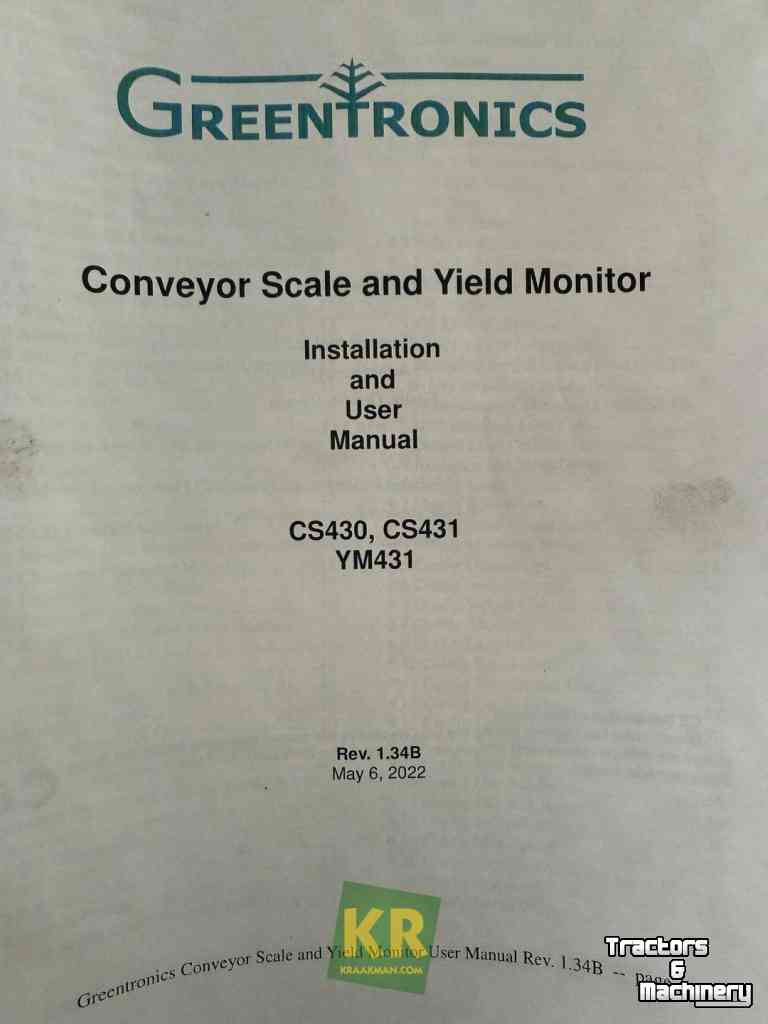 Diverse new spare-parts  Greentronics weegsensor kit / weegsensoren met bekabeling