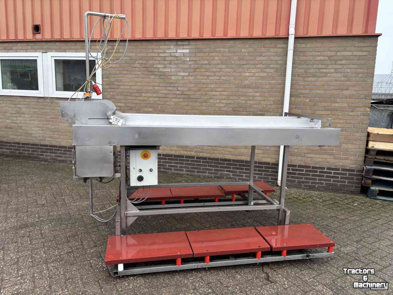 Inspection units  Leesband, RVS, 3-goots