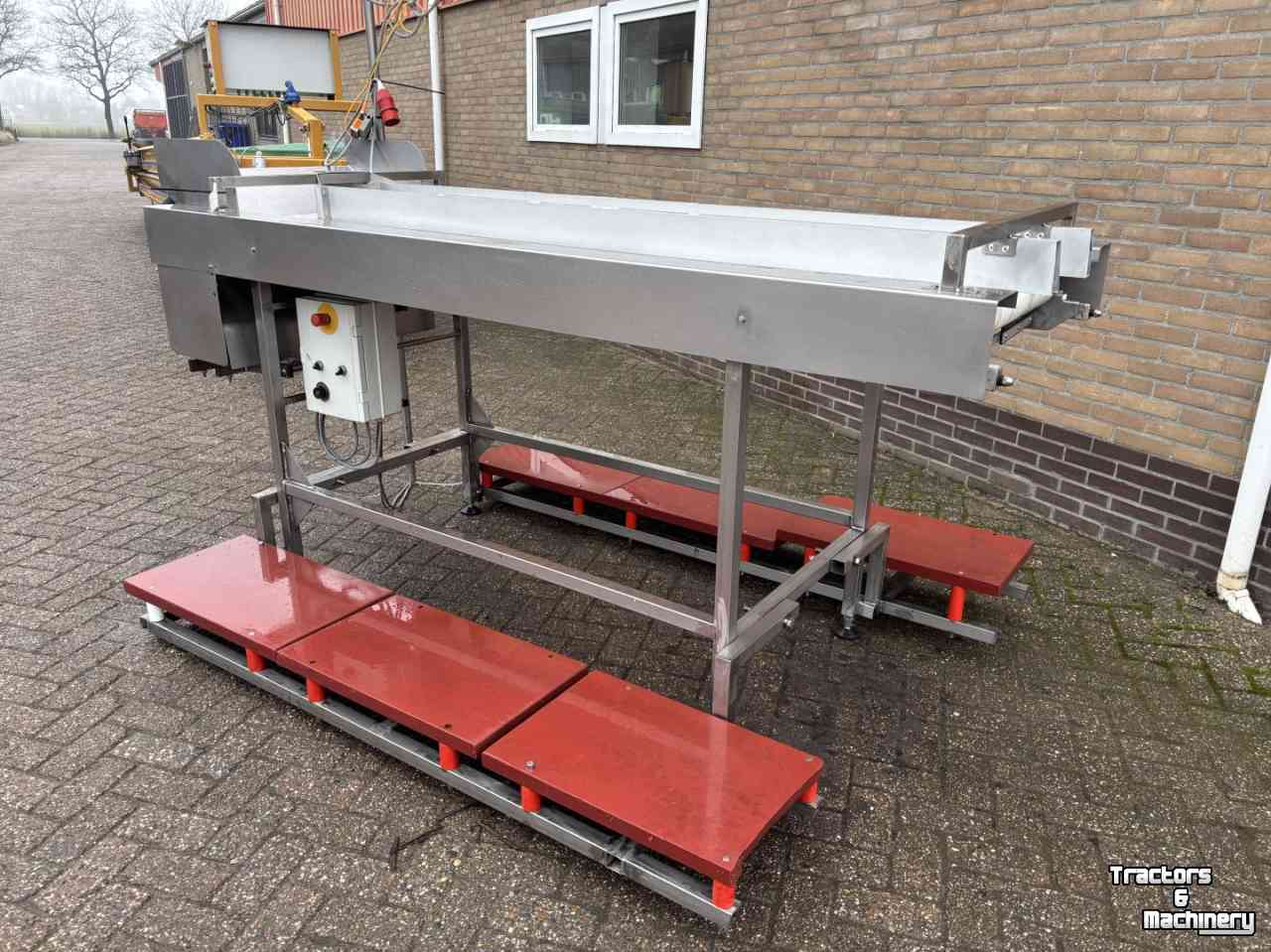 Inspection units  Leesband, RVS, 3-goots