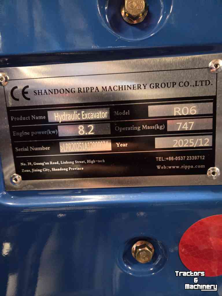 Mini-Excavator  Hydraulic Exavator R06 minigraver